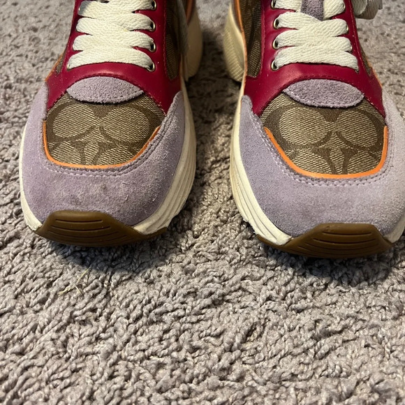 Coach women’s C152 Sig Tech runner sneaker size 7.5 - Picture 2 of 10